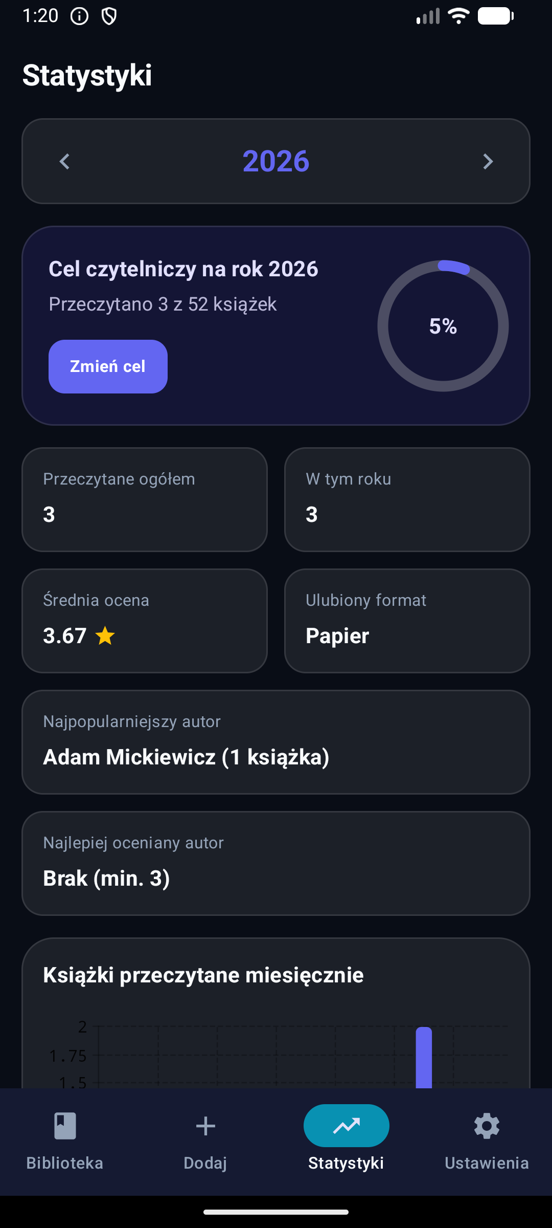 Ekran statystyk